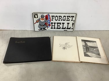 Empty Photo Book, License Plate, and more