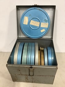 Metal Box with Film Reels