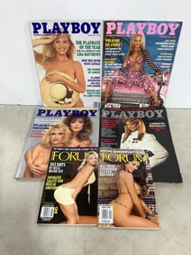 Adult magazines(Playboy and Forum)