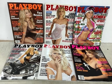 Playboy magazines