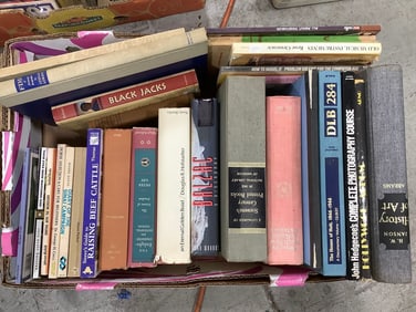 Various books(Balzac a biography, Hunting with the Micriscope, and more)