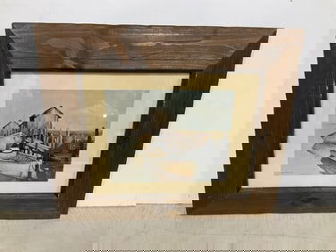 Framed and Signed Artwork (17.5inx20in)