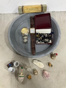 Handmade Magnifier, Watches, Cuff Links, and more