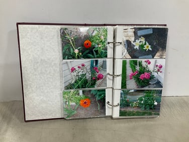 Scrapbook with Various Photographs