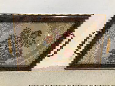 Decorative Floral Tray (10inx16in)