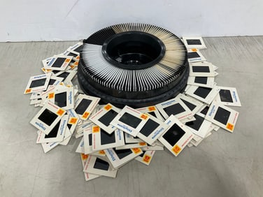 Various Kodachrome Slides and Carrousel Slide Tray