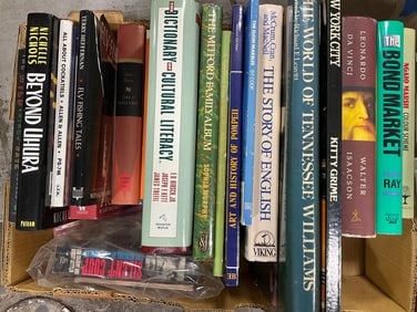 Various Books (The Story of English, Kitty Grime, Bond Market, and more)