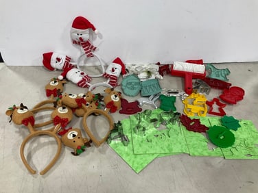 Christmas Headbands, Cookic Cutters, and more