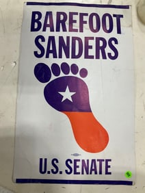Barefoot Sanders Political Poster (14inx22in)