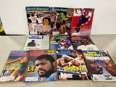 Various Sports Illustrated Magazines
