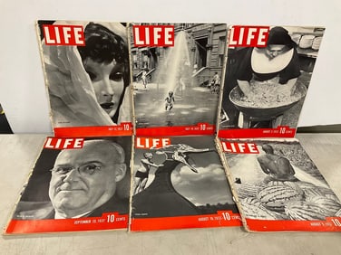Vintage Life Magazines *some have loose covers*