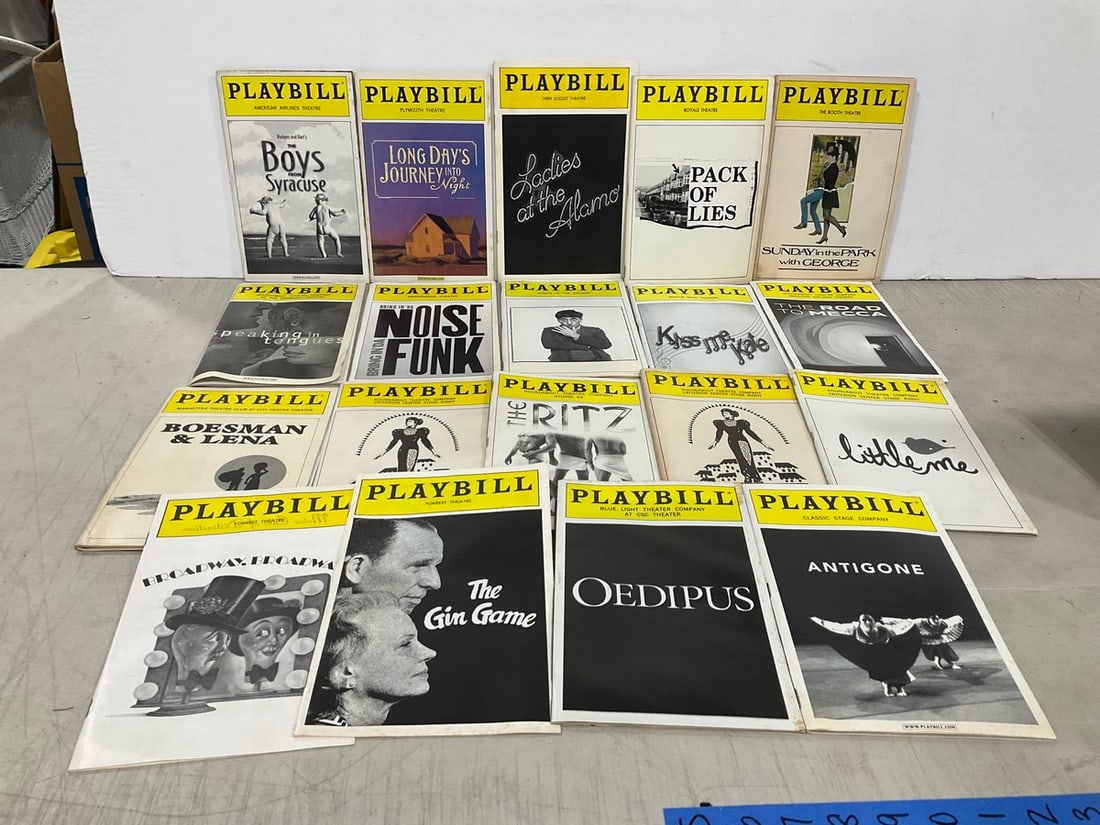 Various Playbills: Various Playbills