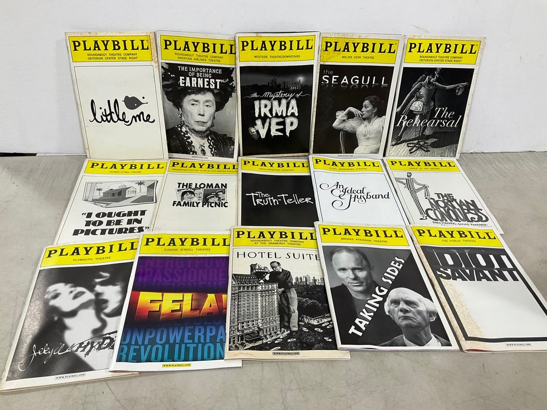 Various Playbills: Various Playbills