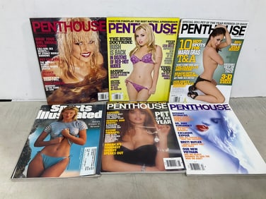 Various Adult Magazines (Sports Illustrated and Penthouse)