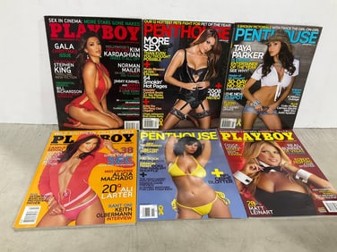 Various Adult Magazines (Penthouse and Playboy)