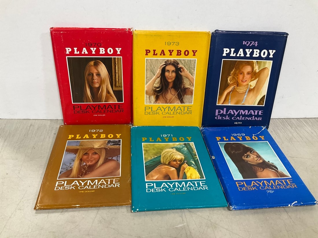 Various Playboy Desk Calendars (1960s and 1970s): Various Playboy Desk Calendars (1960s and 1970s)