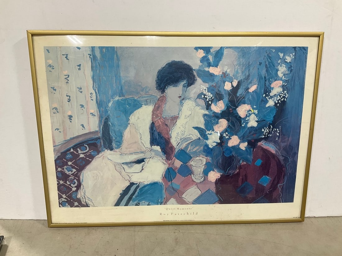 Framed 'Quiet Moments' Artwork by Roy Fairchild (20inx28in) (1 of 1)