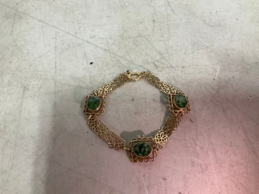 14k gold filled semi precise stones
