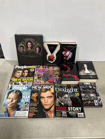 Twilight magazines and hardcover books