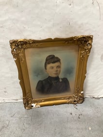 Framed portrait artwork(21.5in.x26in.)