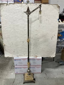 Art deco floor lamp(58.5in.tall)