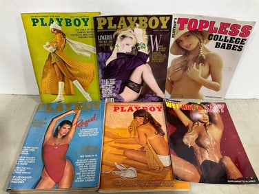 Playboy magazines