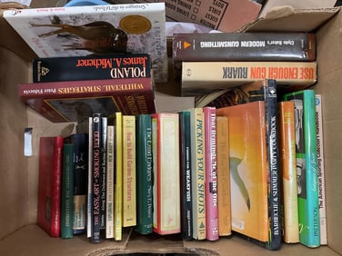 Various books(The American Sporting Collector's Handbook, Whitetail Strategies, Modern Gunsmithing,