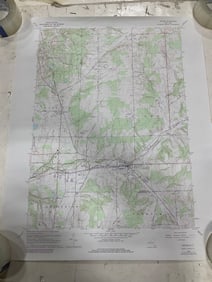 Arcade Quadrangle NY topographic map(22in.x27in.)