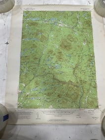 Newcom Quadrangle New York topographic map(17.5in.x21in.)