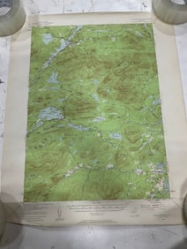 Blue Mountain Quadrangle New York topographic map(16.5in.x20.5in.)