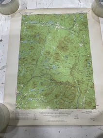 Newcomb Quadrangle New York topographic map(16.5in.x20.5in.)