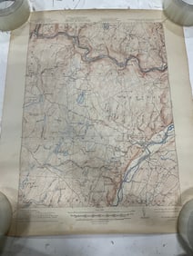 Pennsylvania-NY-NJ Milford Quadrangle geological survey map(16in.x21in.)