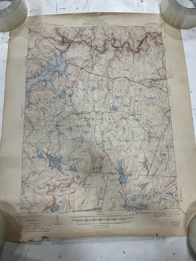 Pennsylvania Hawley Quadrangle geologiical survey map(17in.x21in.): Pennsylvania Hawley Quadrangle geologiical survey map(17in.x21in.)