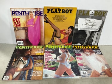 Various Adult Magazines (Playboy and Penthouse)