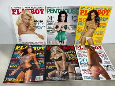 Various Adult Magazines (Playboy and Penthouse)