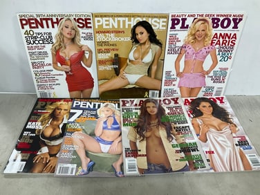 Various Adult Magazines (Playboy and Penthouse)