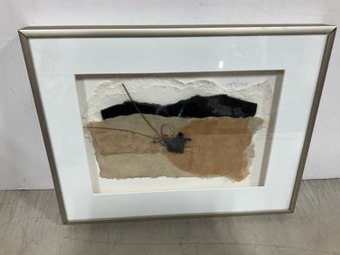 Framed and Signed Artwork (11.5inx14.25in)