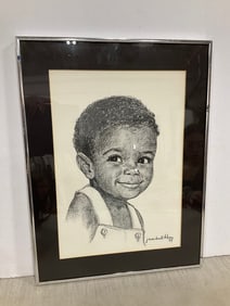 Framed Artwork Signed by J. Macdonald Henry (15inx19in)