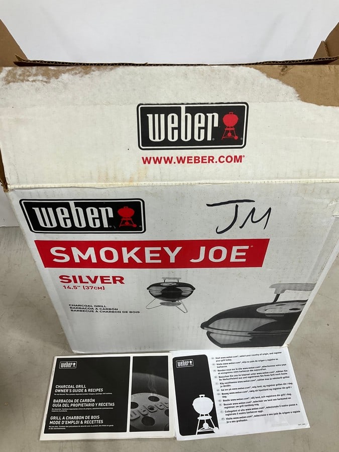 Weber Smokey Joe Silver Charcoal Grill (14.5in) (1 of 1)