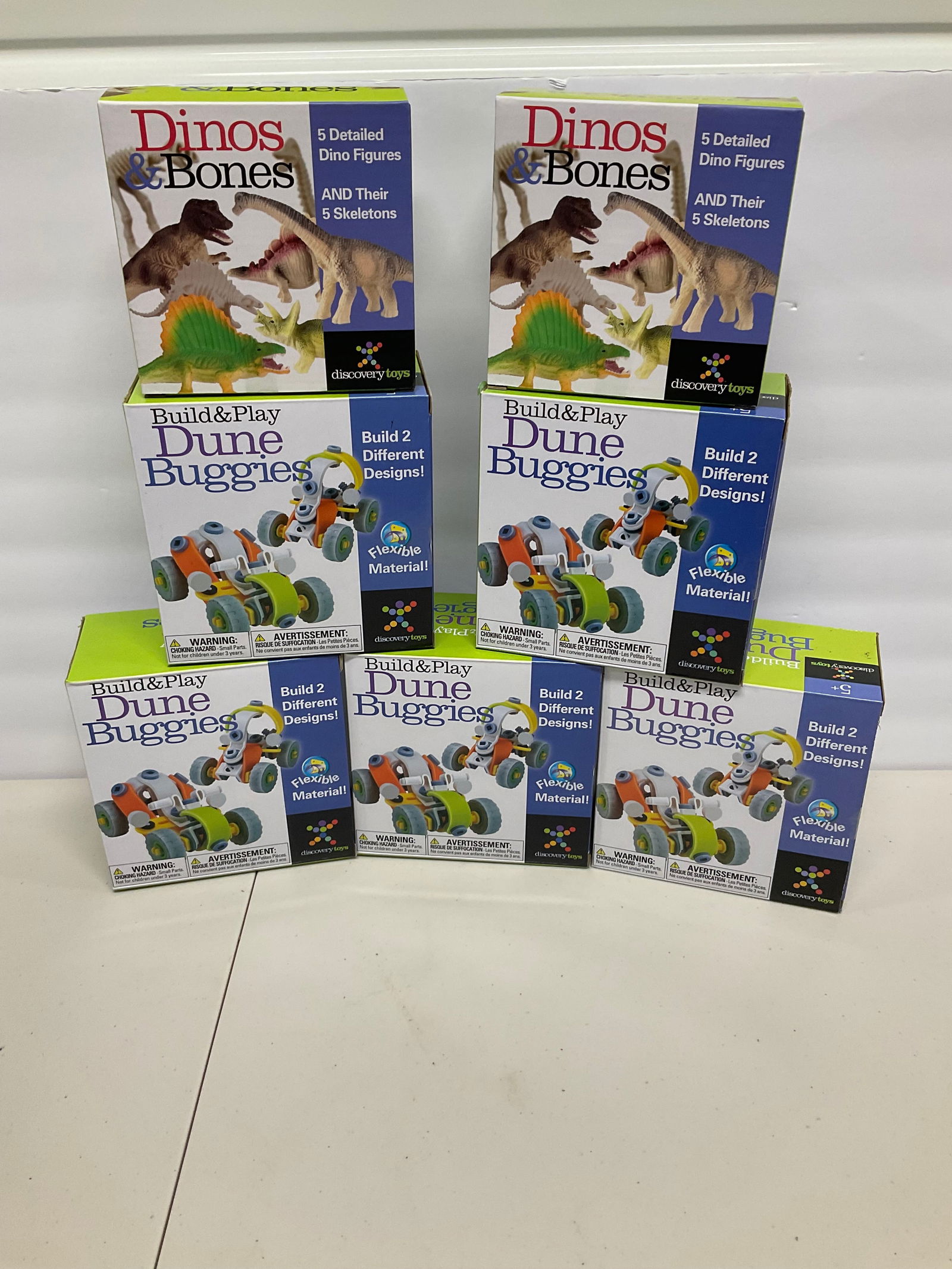 Lot of 5 dune buggies and 2 Dino & Bones (1 of 1)