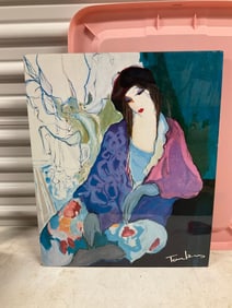 Water colored lady 17x14