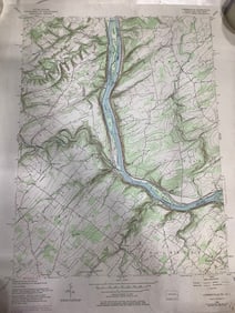 Lumberville Quadrangle PA-NJ Geological Survey (22inx27in)