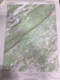 Flatbrookville Quadrangle NJ-PA Geological Survey (22inx27in)