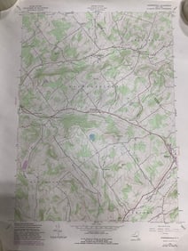 Harpersfield Quadrangle New York Geological Survey (22inx27in)