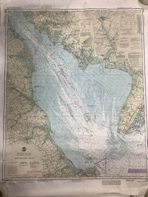 Delaware Bay NJ-Delaware Geological Survey (33.5inx45.5in)