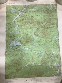 Blue Mountain Quadrangle New York Geological Survey (22inx27in)