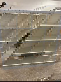White Shelving Unit *no backing* (15inx60inx60in)