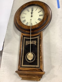 Ti-Chrom Regulator Clock (36in Tall)