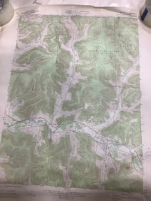 Roulette Quadrangle Pennsylvania Geological Survey (22inx27in)