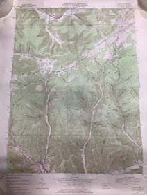 Austin Quadrangle Pennsylvania-Potter Co. Geological Survey (22inx27in)